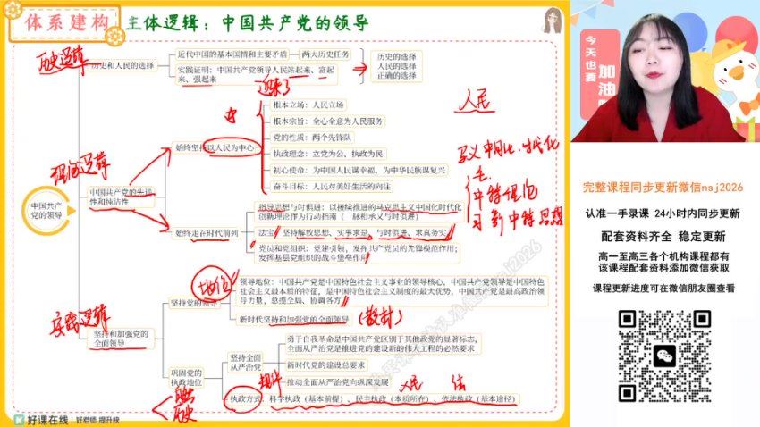 2024高三政治秦琳二轮春季班（A+），百度网盘分享