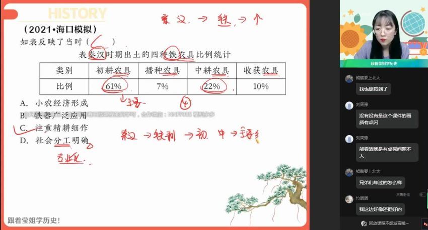 2023高三作业帮历史刘莹莹全年班，百度网盘分享