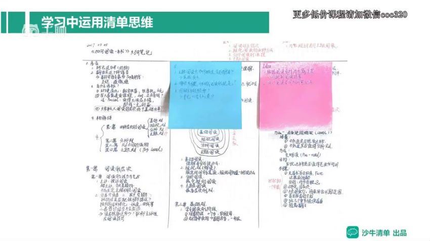 沙牛：清单技能课（完结）百度网盘分享，百度网盘分享