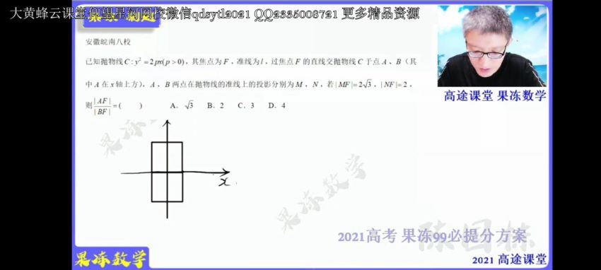 陈国栋2021高考数学押题课点睛班 (17.29G)，百度网盘
