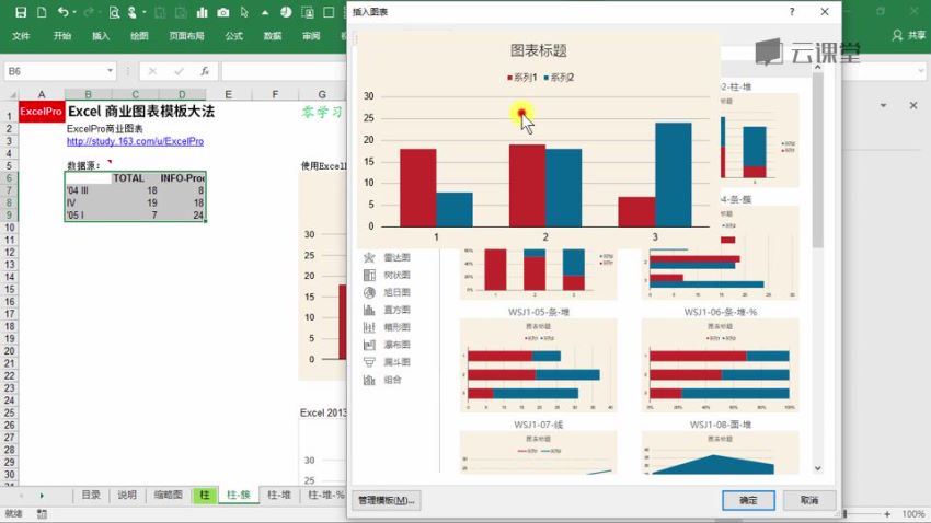 网易云课堂：帮你省时90%的Excel图表模板大法，百度网盘分享