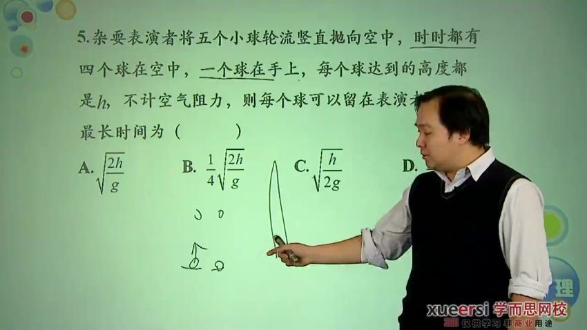 2012清华夏令营物理试题精讲 吴海波3讲，百度网盘分享