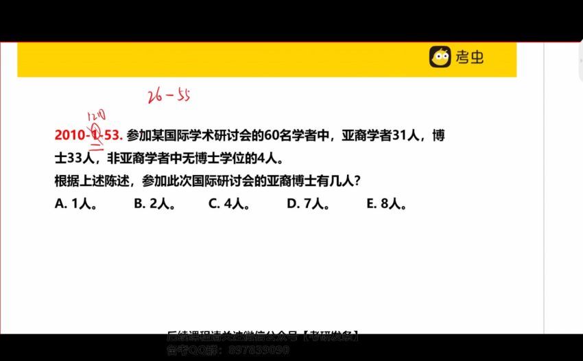 2023考研管理类：【考虫】管理类联考，百度网盘分享