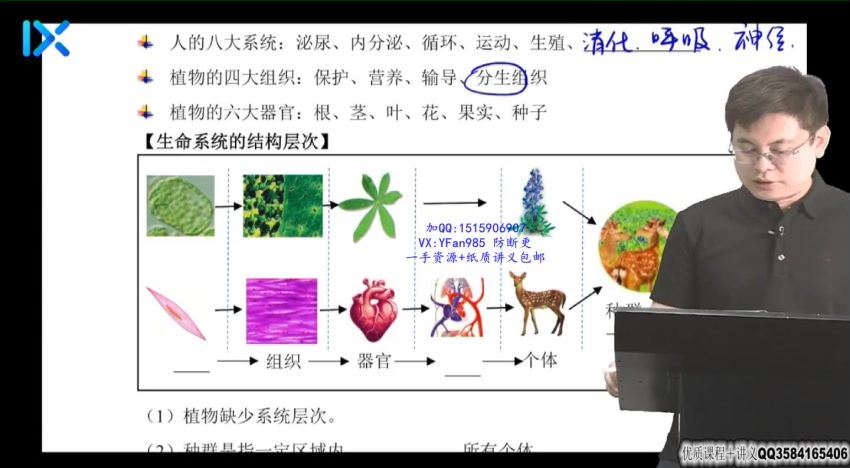 乐学【2021暑】新高一生物系统班 [ 完结 ]，百度网盘分享