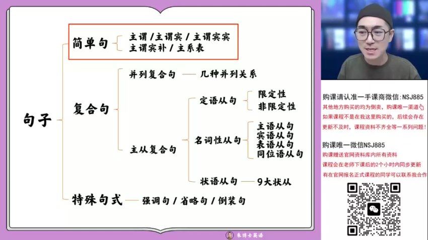 2024高一英语朱汉琪秋季班，百度网盘分享