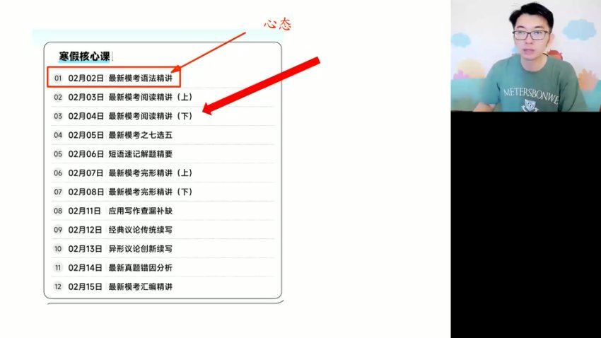 2024高三英语王双林二轮寒假班，百度网盘分享