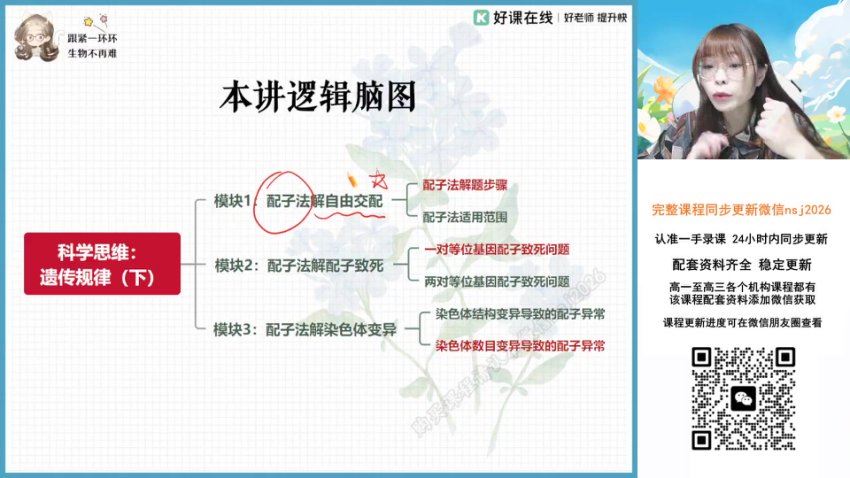 2024高三生物谢一凡二轮春季班（A），百度网盘分享