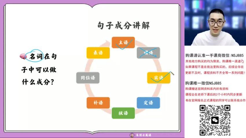 2024高一英语朱汉琪春季班，百度网盘分享