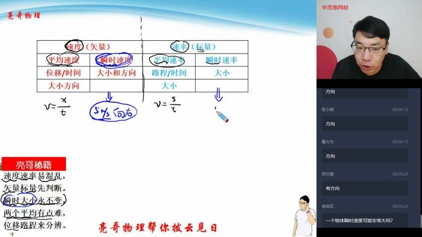 2021学而思高一物理于亮【2020暑-目标清北】(2.09G)，百度网盘分享