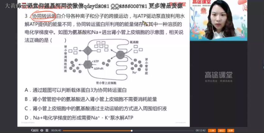 徐京2021高考生物寒假班 (5.31G)，百度网盘分享