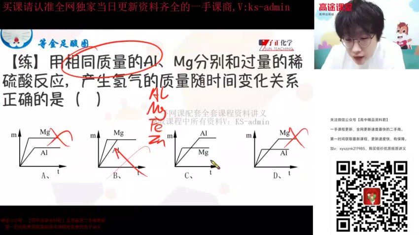 2024高一化学吕子正子正化学中考冲刺视频，百度网盘分享