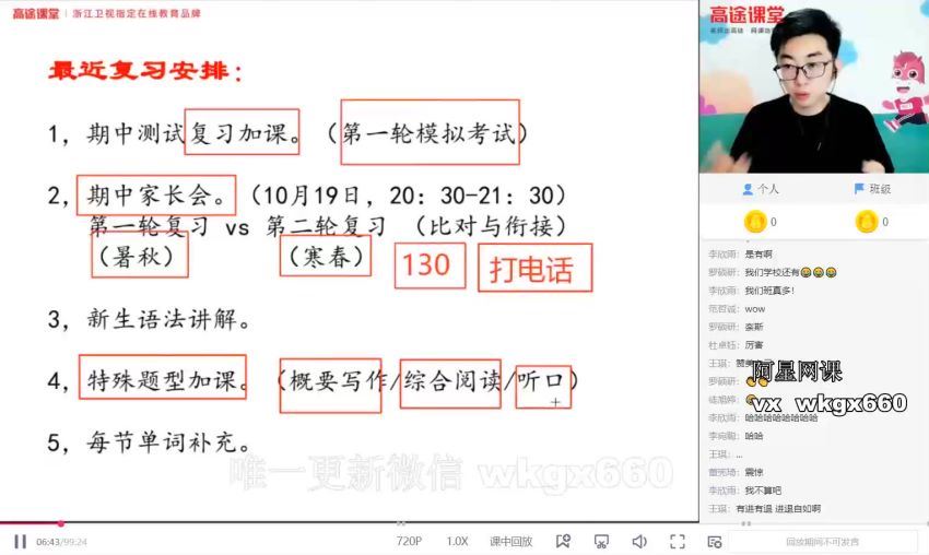 王双林英语2021高考英语英语一轮复习暑秋联报，百度网盘(16.40G)