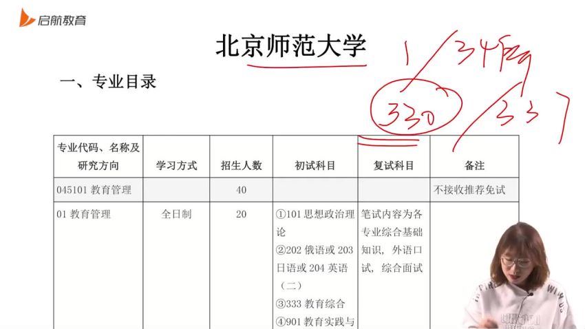 2023考研教育综合：启航教育综合333全程，百度网盘分享