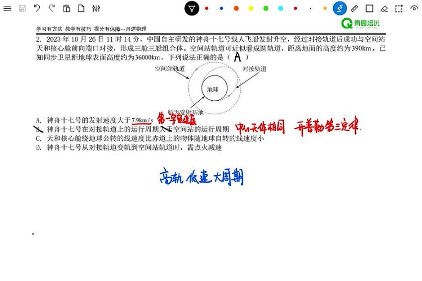 2024高三物理舟道舟道物理三轮复习，百度网盘分享