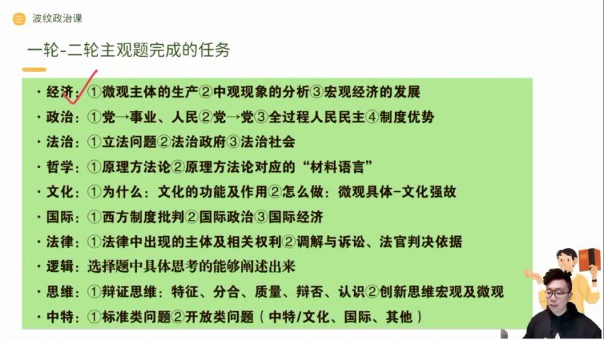 2024高三政治张博文二轮精讲寒假班，百度网盘分享