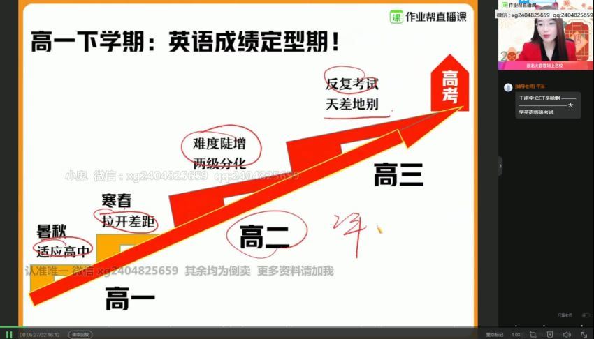 2021年高一古容容寒假班英语尖端班，百度网盘分享