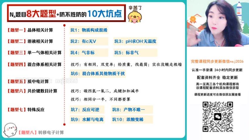 康冲 2024高三高考化学暑期班 作业帮，百度网盘分享