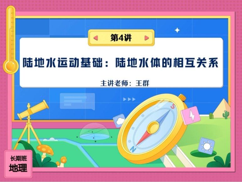 2024高二地理王群暑假班，百度网盘分享