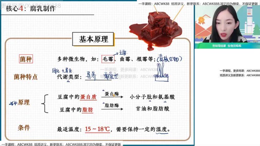 作业帮：【2022春】高二生物尖端班杨雪，百度网盘分享