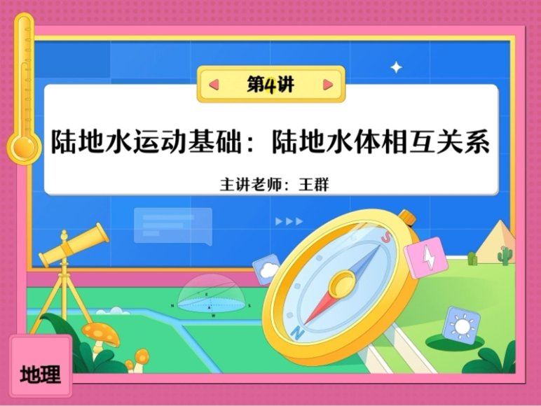 2024高二地理王群暑假班，百度网盘分享